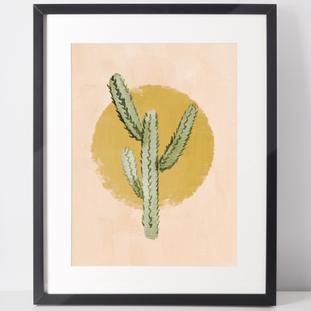 Wall Art Boho Nature Plants Print Illustration Unframed - Picture 1 of 5